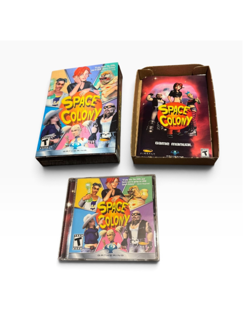 Space Colony PC Video Game Complete in Box Vintage